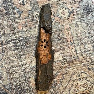 Rustic Carved Wood Wall Art